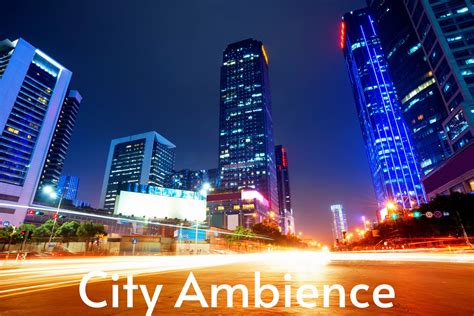city ambience sounds.